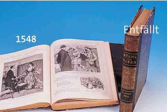 DREI BäNDE FLIEGENDE BLäTTER, 1894/1895/1907 BAND 101 25 HEFTE 2553 - 2578, 232 SEITEN, BAND 102 NO. 2579 - 2604 UND BAND 1907 NO. 3232- ...