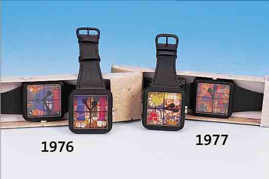 HUNDERTWASSER, FRIEDENSREICH, BERTELSMANN-CLUB 1997, MONATSUHR, LIM. AUFLAGE 1000 STüCK PRO MONAT MAI, JUNI, ...