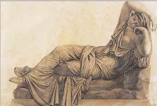 PIRANESI, FRANCESCO, DAT. 1781, KUPFERSTICH,CA. 30 X 43 CM, CLEOPATRA, ALTERSBEDINGT GEBRäUNT, ...