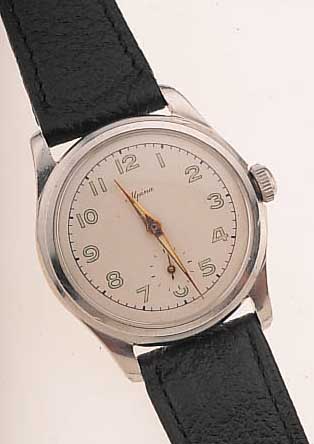 KONVOLUT: 2 ALPINA HERRENARMBANDUHREN, BEIDEKAL. 586, SCHWEIZ UM 1949, BEIDE EDELST., BöDEN GESCHR., ZUSäTZL. INNENSCH. GEGEN MAGNE-TISMUS, 1X ...