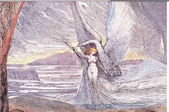 FUCHS, ERNST, PROF., ZWEI OFFSETS: MUTTER KöNIGIN, CA. 39 X 28 CM; LEDA, HAND- SIGNIERT, CA. 38 X 47 CM