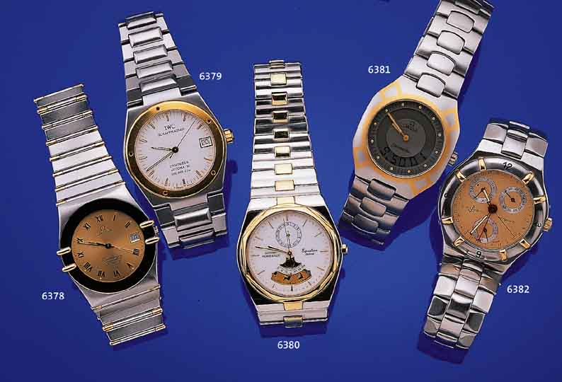 GIRARD PERREGAUX HERRENARMBANDUHR EQUATION- TERRE, REF.-NR. 4266/7/57, SCHWEIZ UM 1988, EDELST., LüNETTE, KRONE SOWIE ZWISCHENGL. IN GG, ...