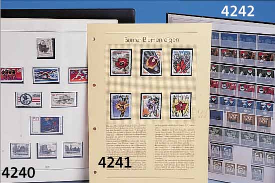 BRIEFMARKENSAMMLUNG BERLIN, 1966-1990, KOMPLETTE POSTFRISCHE LUXUS-SAMMLUNG IM VOR- DRUCKALBUM, MICHELKATALOG CA. DM 1900.-