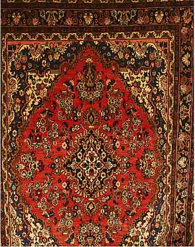 BIBIKABAD, PERSIEN, 311 X 218CM, FLOR WOLLE