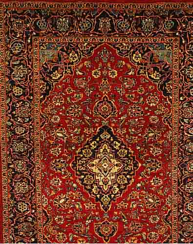 KESCHAN, PERSIEN, 292 X 200CM, FLOR WOLLE