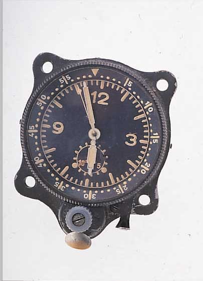 JUNGHANS BORDCHRONOGRAPH, REF.-NR. 659736, DEUTSCHLAND UM 1937, ALUMINIUMGEH., 30-MIN.- STOPPZäHLER, ORIG.-ZUSTAND, INNENBLECH FEHLENDBODEN M. ...