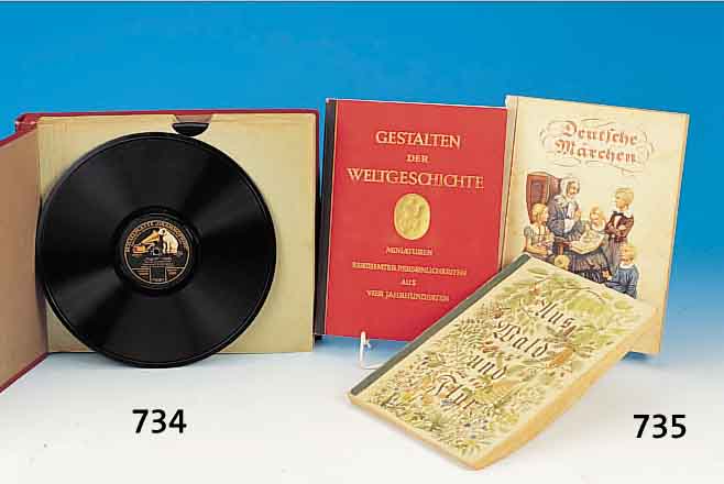 5 SAMMELBILDERALBEN, DEUTSCH, 50ER JAHRE, DEUTSCHE MäRCHEN, AUS WALD UND FLUR, DIE MALEREI DES BAROCK, GESTALTEN DER WELTGE- SCHICHTE, ...