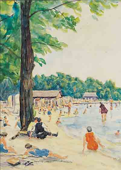 KUSTERKA, ALFRED, BERLINER LANDSCHAFTSMA- LER, NACHGEWIESEN UM 1930, UMFANGREICHES KONVOLUT AN LANDSCHAFTSDARSTELLUNGEN (VIELE ...