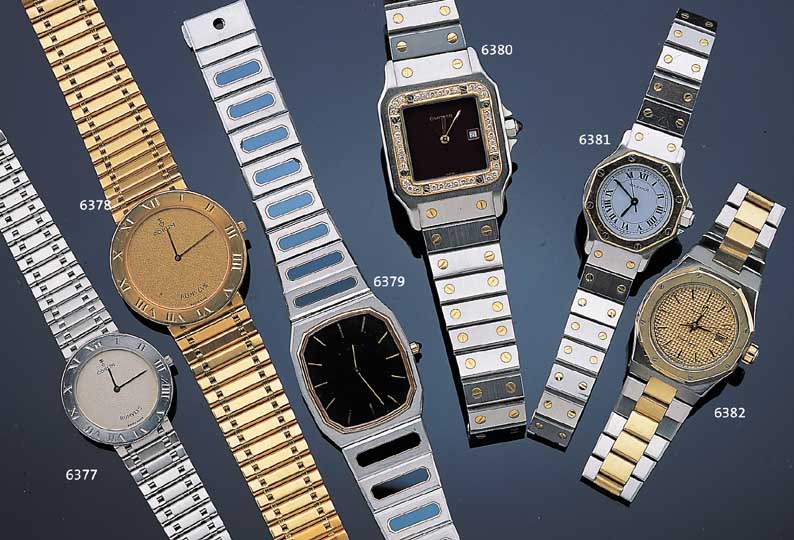 EBERHART & CO. DAMENARMBANDUHR ROYAL QUARTZ, REF.-NR. 17177, SCHWEIZ UM 1985, EDELST., BODEN 4-FACH VERSCHR., SCHR.-KRONE, LüNETTE SOWIE ...