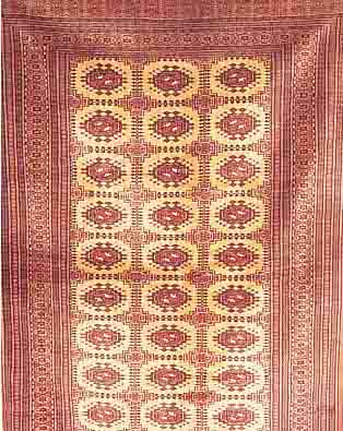 PAKISTANI, 208 X 128CM, EHZ 1-2 FLOR WOLLE, CA.10 JAHRE
