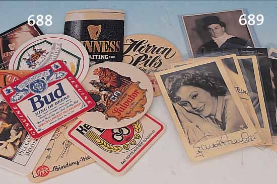 SAMMLUNG AUS CA. 1600 VERSCH. BIERDECKELN, DEUTSCH, 40ER BIS 60ER JAHRE, PAPPE BUNT BEDRUCKT, ALTERSBEDINGT GUT ERHALTEN