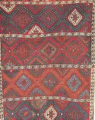 KORDI, PERSIEN, 162 X 98CM, EHZ 5 FLOR WOLLE-WOLLE, UM 1900