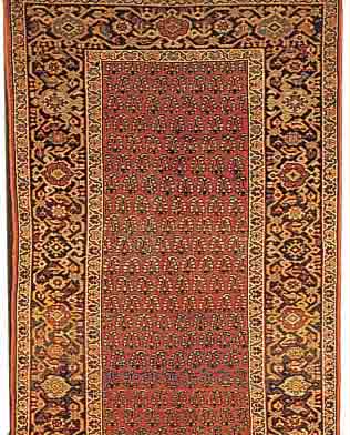 MAHAL,PERSIEN CA.198 X 127 CM. EHZ.4 FLOR WOLLE UM 1930.