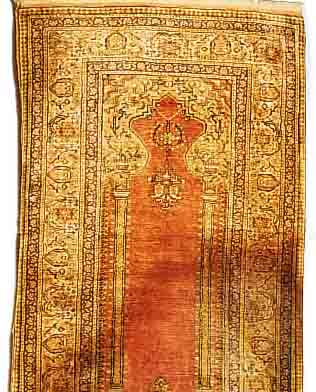 KAISERI,TÜRKEI CA.132 X 83 CM. EHZ.2 (WASSERSCH.) FLOR SEIDIG CA.30 JAHRE.