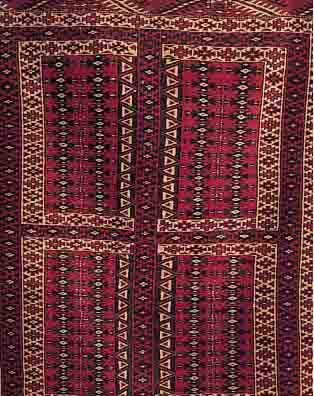AFGAHNE CA.154 X 116 CM. EHZ.3 WOLLE-WOLLE CA.40 JAHRE.