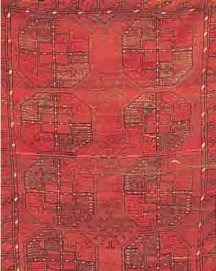 AFGAHNE CA.176 X 134 CM. EHZ.4 WOLLE-WOLLE UM 1930.