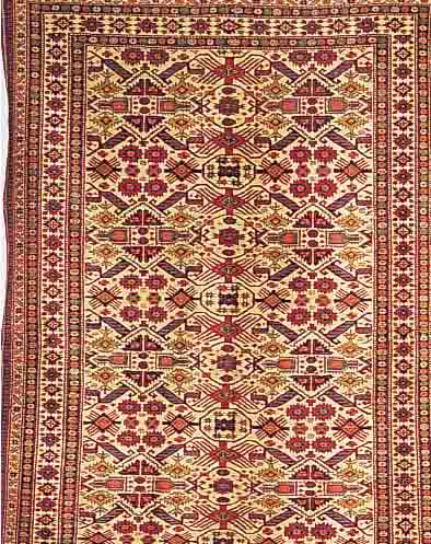 CHERWAN,RUSSLAND CA.278 X 160 CM. EHZ.3 WOLLE-WOLLE CA.60 JAHRE.