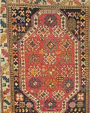 CHERWAN,RUSSLAND CA.147 X 114 CM. EHZ.3-4 WOLLE-WOLLE UM 1900.