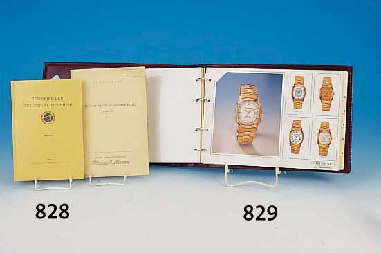UHRENLITERATUR, SCHWEIZ 1990, GROßFORMATIGERDISPLAY-KATALOG DER UHRENFABRIK GIRARD-PERREG AUX. LACHAUX-DE-FONDS, 111 SEITEN FARB- ABBILDUNGEN ...