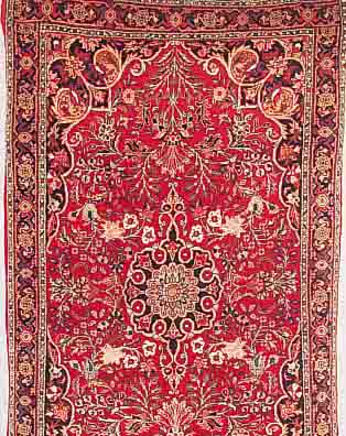 BIDJAR,PERSIEN CA 173 X 106 CM. FLOR WOLLE.EHZ 2.CA 10 JAHRE.