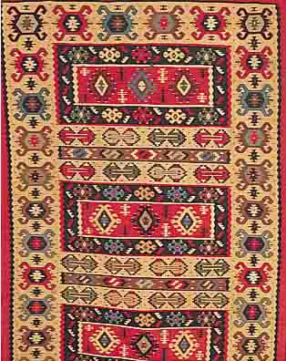 ANATOL-KELIM,TüRKEI CA.207 X 110 CM. EHZ.3 WOLLE-WOLLE CA.40 JAHRE.
