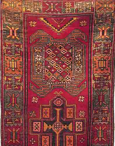 GABRSTAN,RUSSLAND CA.330 X 109 CM. EHZ.3 WOLLE-WOLLE UM 1910.