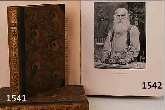 HUBERT VON HERKOMER, A STUDY AND A BIOGRAPHY, LONDON, GEORGE BELL AND SONS, 1901, MIT EINIGEN ABBILDUNGEN, LEINENEINBAND, GUTER ZUSTAND