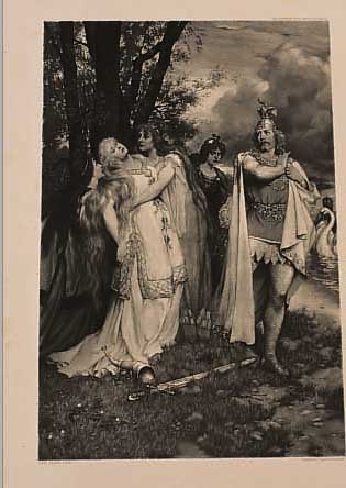 EIN KöNIGSTRAUM, TEXTLICHER UND MUSIK- KALISCHER TEIL VON DR. VICTOR RITTER VON FRITSCH, MIT 13 BILDERN VON FERDINAND LEEKE, MüNCHEN, ...