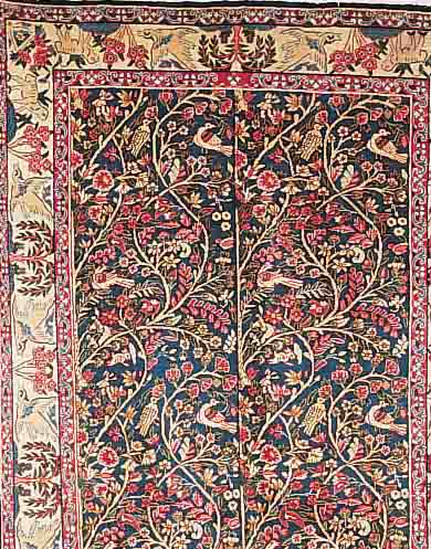 JAZD,PERSIEN CA.300 X 207 CM. EHZ.3-4 FLOR WOLLE CA.40 JAHRE.