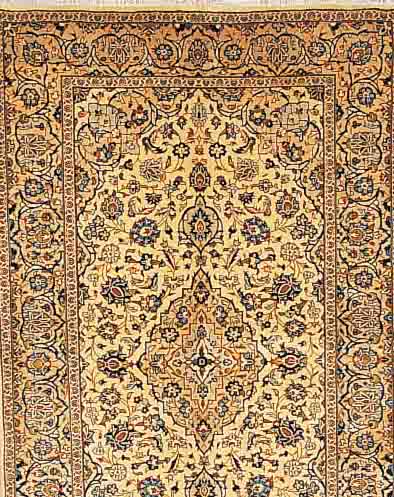 KESCHAN,PERSIEN CA.250 X 152 CM. EHZ.2-3 FLOR WOLLE CA.20 JAHRE.