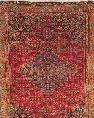 BIDJAR,PERSIEN CA.145 X 110 CM. EHZ.2-3 CA.40 JAHRE FLOR WOLLE.
