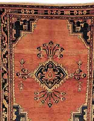LILIAN,PERSIEN CA.197 X 154 CM. EHZ.3-4 FLOR WOLLE UM 1940.