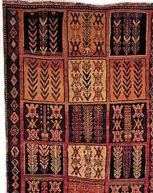 GHASCHGAI,PERSIEN CA.189 X 95 CM. EHZ.3 WOLLE-WOLLE UM 1940.