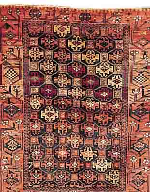 LORI,PERSIEN CA. 178 X 145 CM. EHZ.3 WOLLE-WOLLE UM 1930.