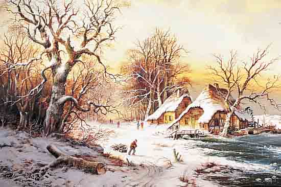 STIENEN, HEINZ, ZEITGENöSSISCHER MALER, ÖL/LWD., 70 X 100 CM, WINTER IM NORDEN, RAHMEN