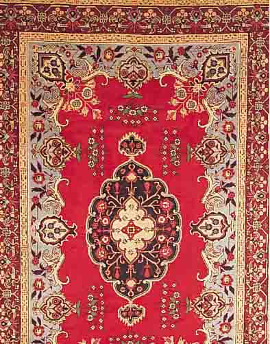 KHOJ,PERSIEN CA.300 X 200 CM. EHZ.3-4 FLOR WOLLE CA. 30 JAHRE.