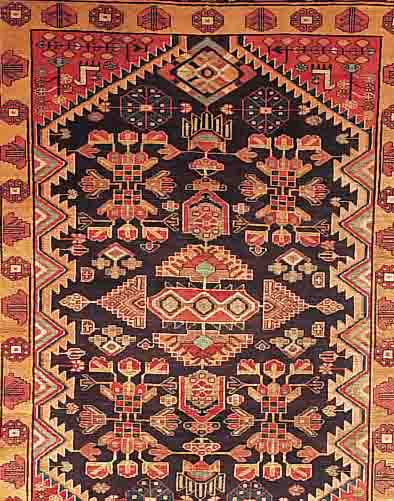 ARMANIBAFT,PERSIEN CA.285 X 208 CM. EHZ.3 UM 1950. FLOR WOLLE.