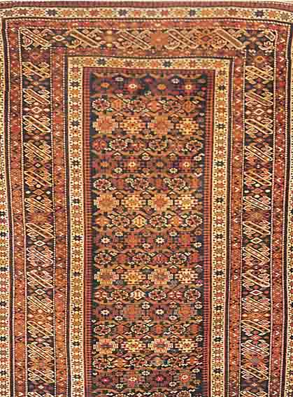 SCHIRWAN,RUSSLAND CA.195 X 125 CM. EHZ.4 WOLLE-WOLLE UM 1900.
