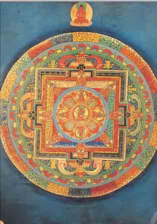TANGKA, 20. JH., NEPAL, 58.5 X 47 CM