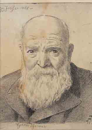 THOMA, HANS, 1839-1924, SELBSTBILDNIS IM ALTER VON 80 JAHREN, RADIERUNG, HANDSIGNIERT, DAT. 1919, CA. 19 X 17 CM, PP