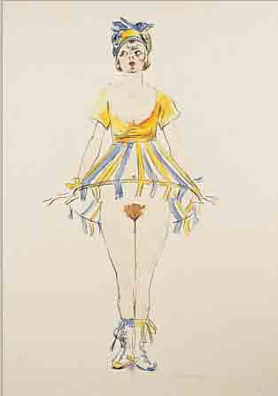 BEHRENDT-CORINTH, CHARLOTTE, EHEFRAU DES LOVIS C., FARBLITHOGRAPHIE AUS DERMAPPE ANITA BERBER VON 1919, HANDSIGNIERT, CA. 62 X 49 ...