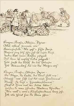ZILLE, HEINRICH, , LITHOGRAPHIE AUS KOMM KALINKEN KOMM, BLATTGR. CA. 45,5 X 36,5 CM