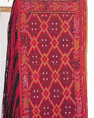 TORBA,AFGAHNISTAN CA.142 X 42 CM. EHZ.2 WOLLE-WOLLE CA.50 JAHRE.