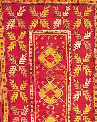 ANATOL,TüRKEI CA.171 X 95 CM. EHZ.3 WOLLE-WOLLE UM 1930.