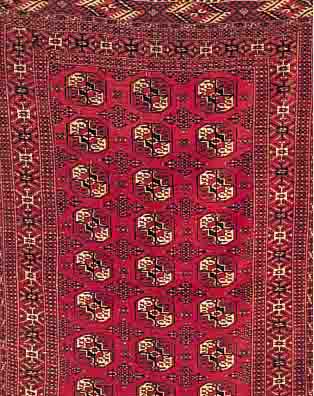 BUCHARA,RUSSLAND CA.271 X 135 CM. EHZ.3-4 WOLLE-WOLLE UM 1940.