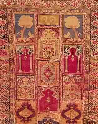 KAISERY,TüRKEI CA.194 X 134 CM. EHZ.5 FLOR WOLLE UM 1900.
