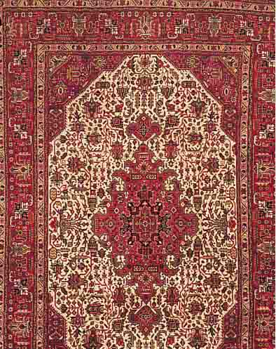 TäBRIZ,PERSIEN CA.304 X 206 CM. EHZ.2 FLOR WOLLE CA. 20 JAHRE.