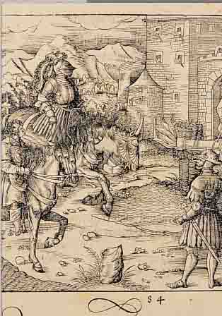 FüNF BLäTTER AUS THEUERDANK, UM 1520, MIT VERSCHIEDENEN TURNIERDARSTELLUNGEN, BLATTGR. CA. 30 X 20 CM, PP