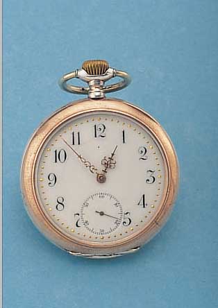 SEELAND HERRENTASCHENUHR LEPINE, REF.-NR. 51012, SCHWEIZ/DEUTSCHLAND UM 1910, 800ER SILBER, RäNDER ROTVERG., EMAILBL. M. GOLDGEP. MINUTERIE, ...