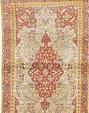 KASCHMIR-SEIDE,INDIEN CA.152 X 90 CM. EHZ.2 FLOR NATURSEIDE CA.20 JAHRE.